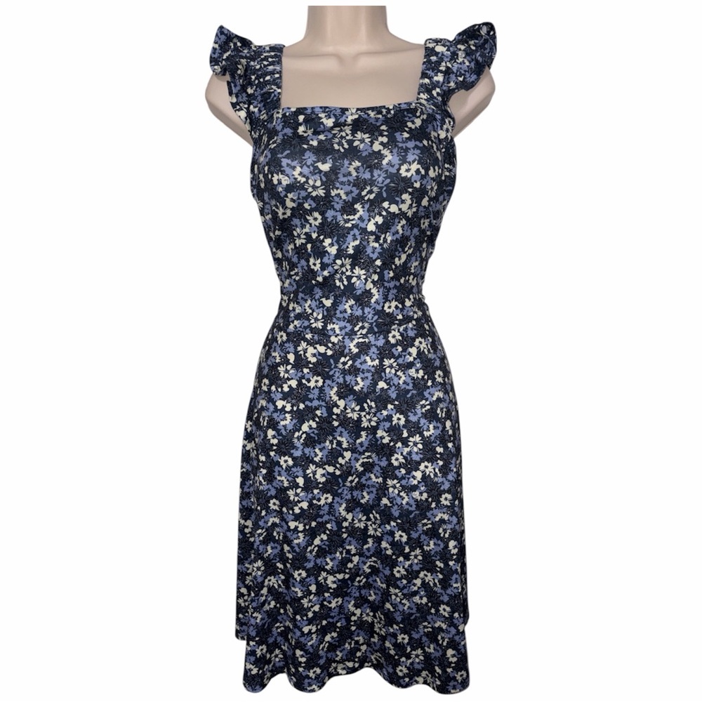 Floral Blue Dress